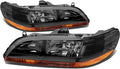 Black Housing Amber Corner Smoked Lens Headlights Assembly D148642