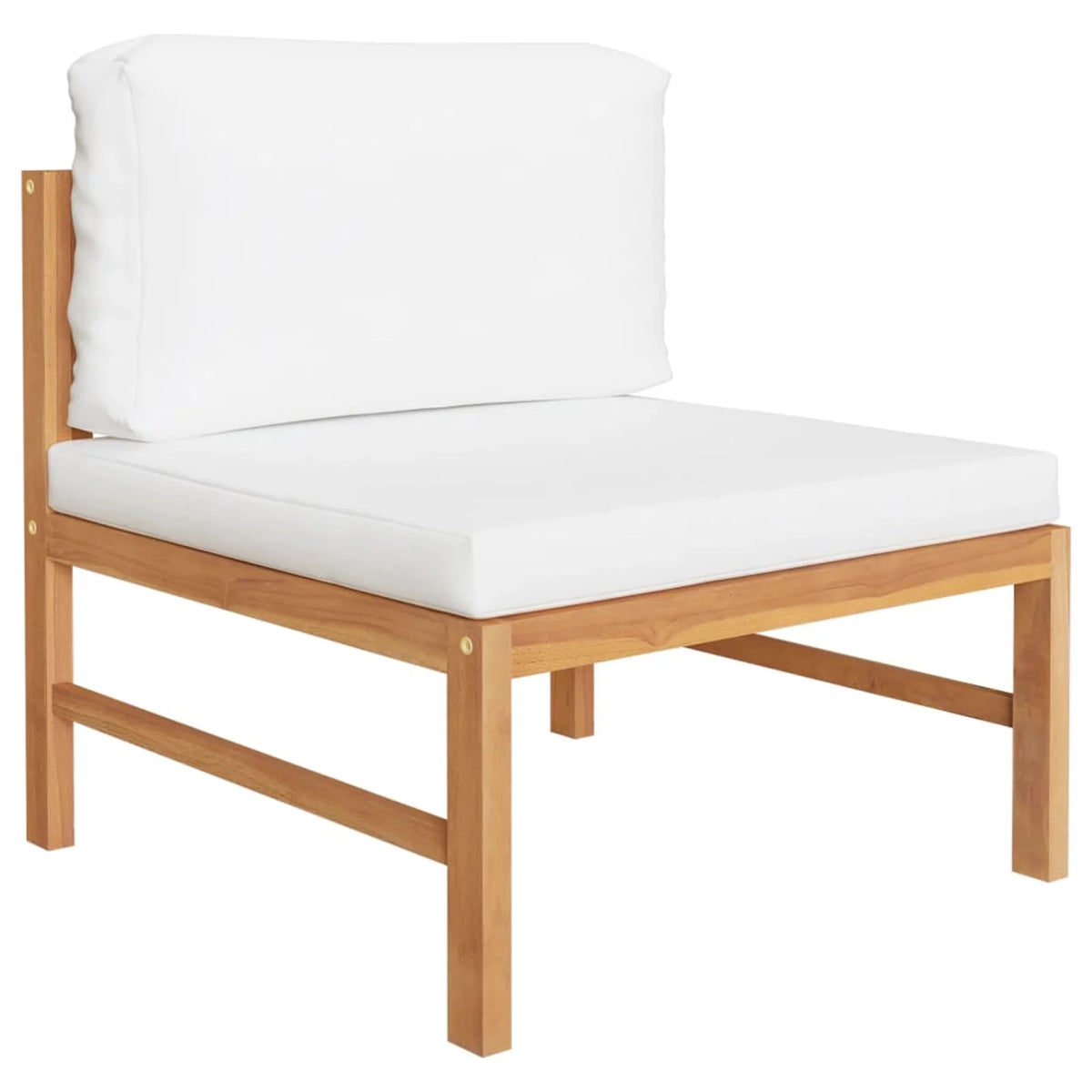 3 Piece Patio Set with Cushions Teak Wood D31315