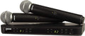 Dual Channel Wireless Microphone System with 2 Handheld Vocal Mics M68574