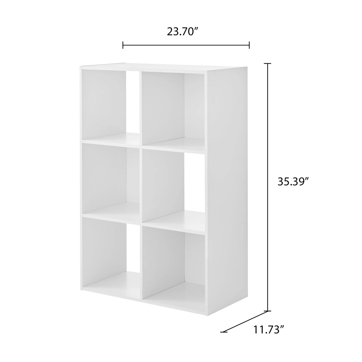 6-Cube White Storage Organizer G967