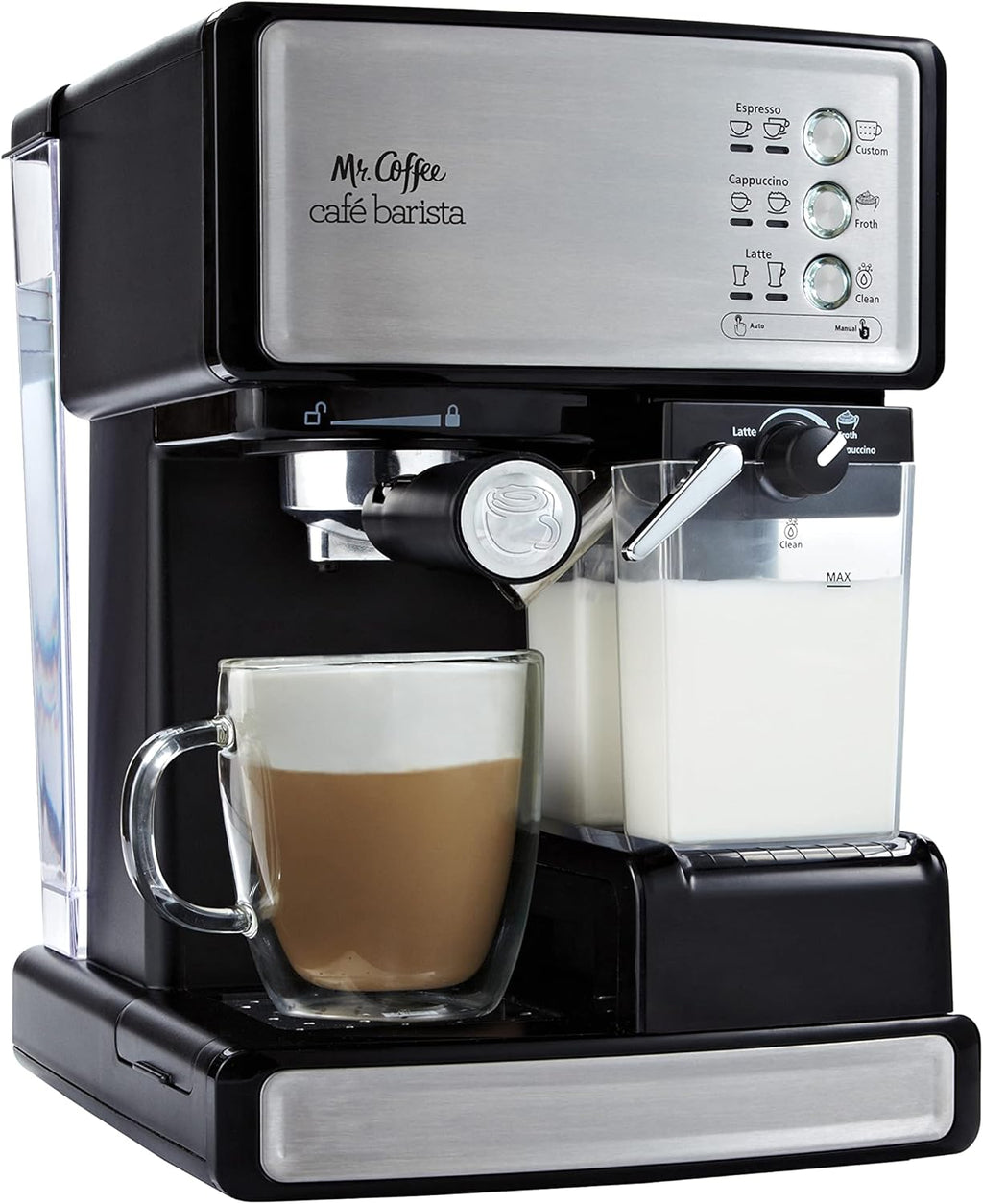 Silver Espresso and Cappuccino Maker J7707