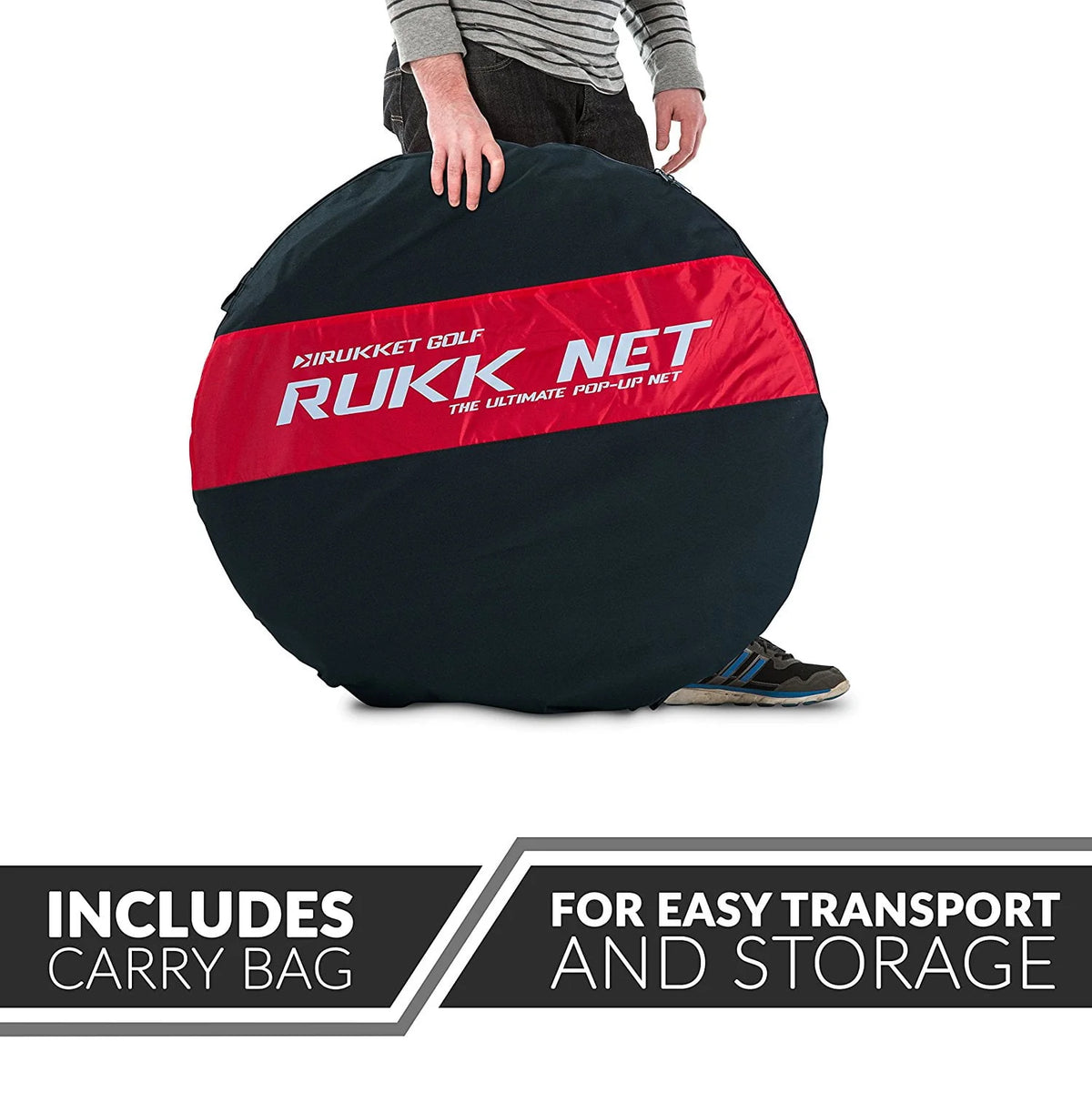 Pop-up Golf Net with Ball Return D355