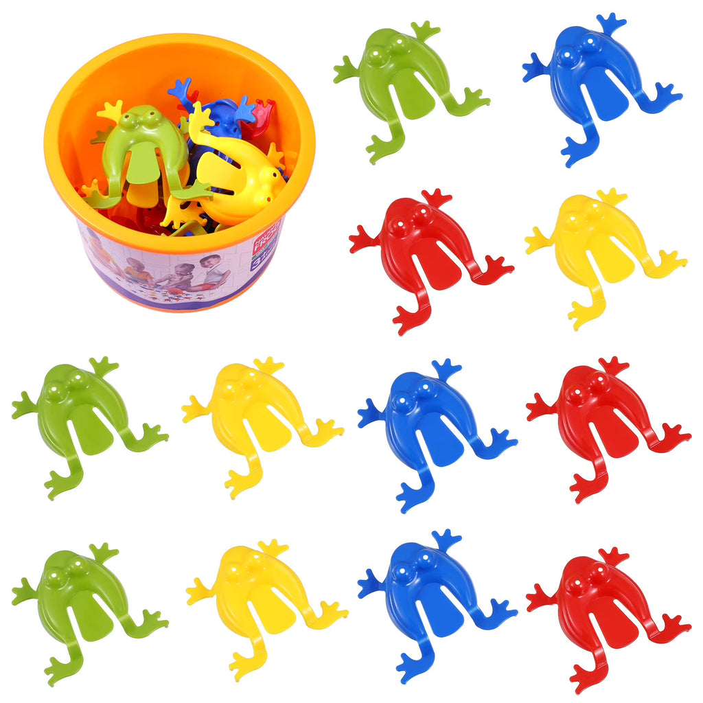 1 Set Jumping Frogs Toy with Bucket U493897