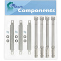 3 BBQ Grill Burner Crossover Tube & 4 Tube Burner Replacement Parts R8732