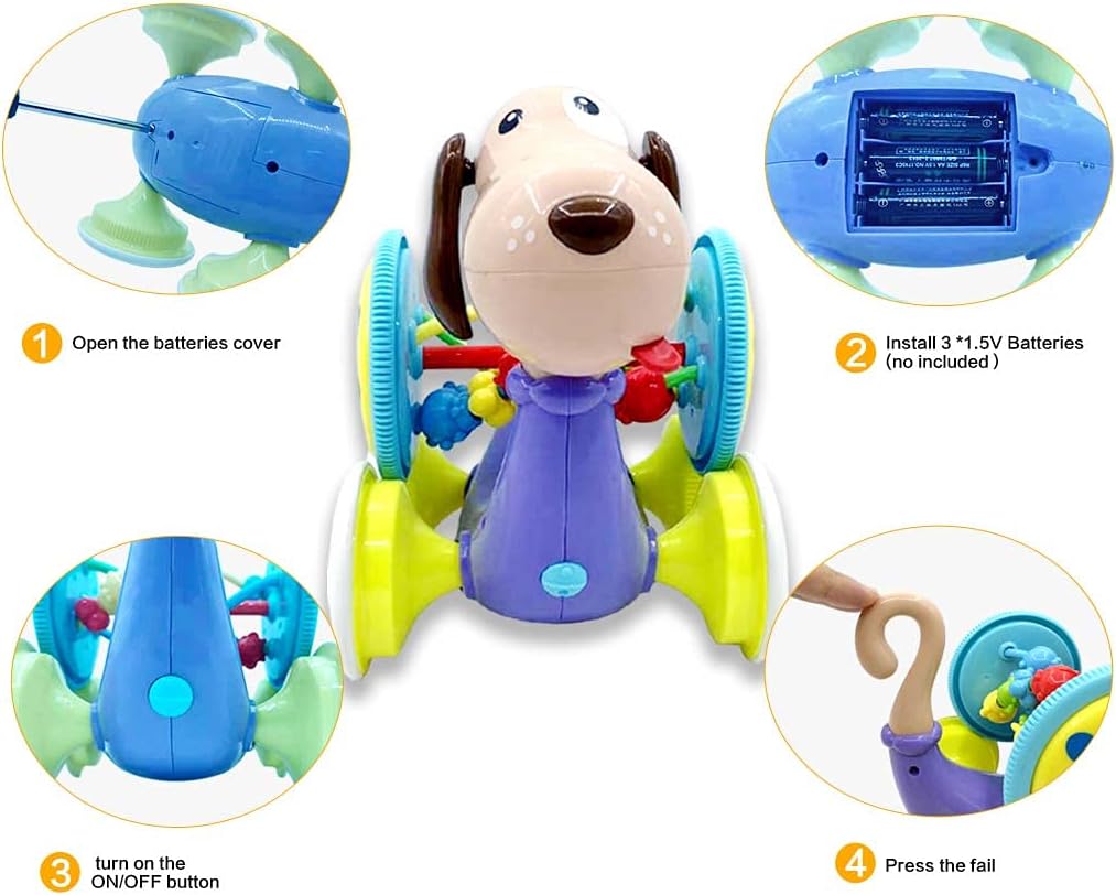 Kids Walking Singing Puppy Dog Toy, Pack of 2 T81746