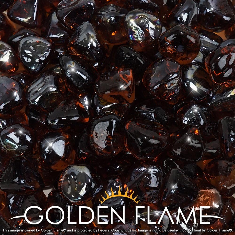 10-Pound Caribbean Blue Fire Glass E7600