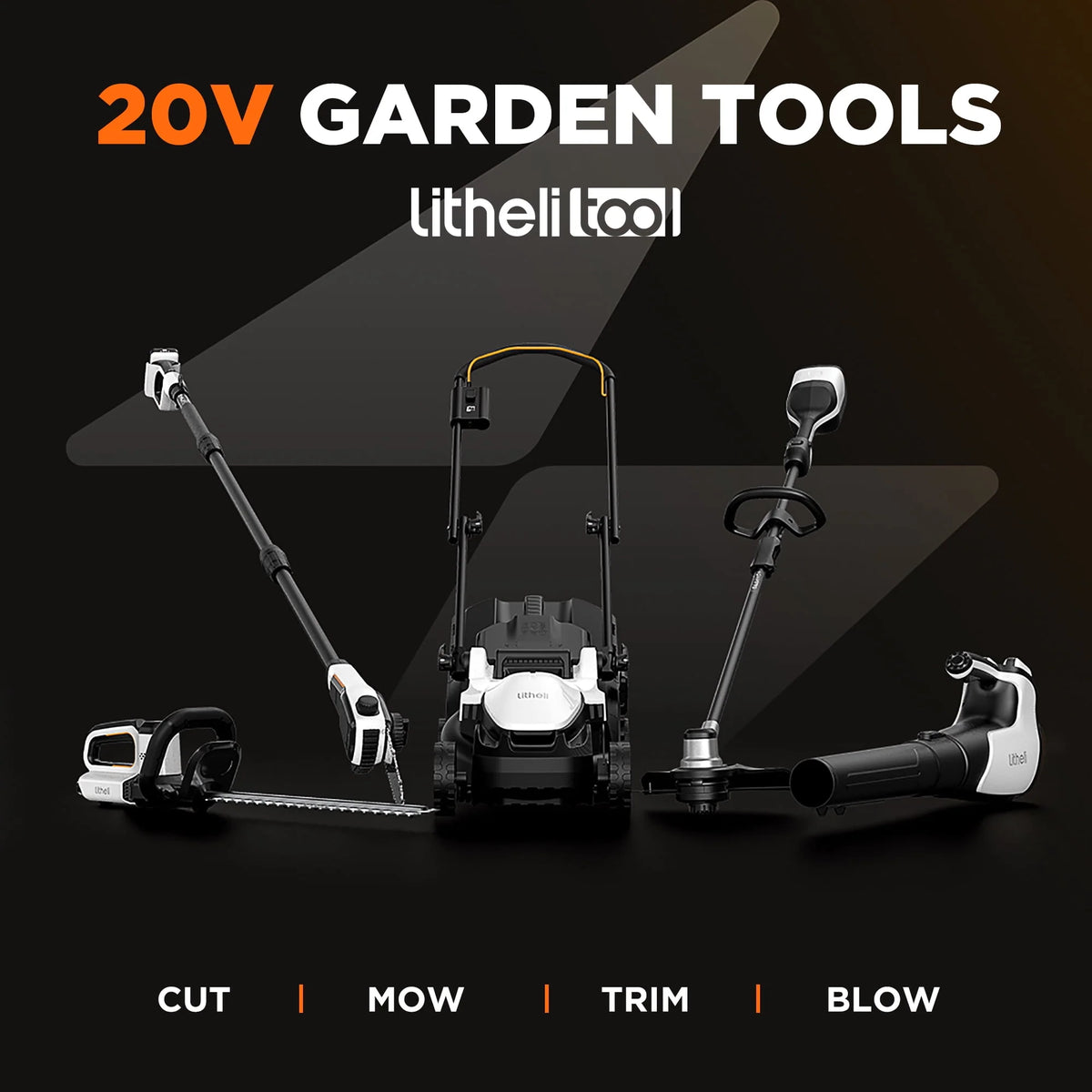 13 Inch Cordless Electric Lawn Mower W1061