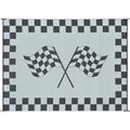 6-Feet x 9-Feet Racing Flag Mat D7001