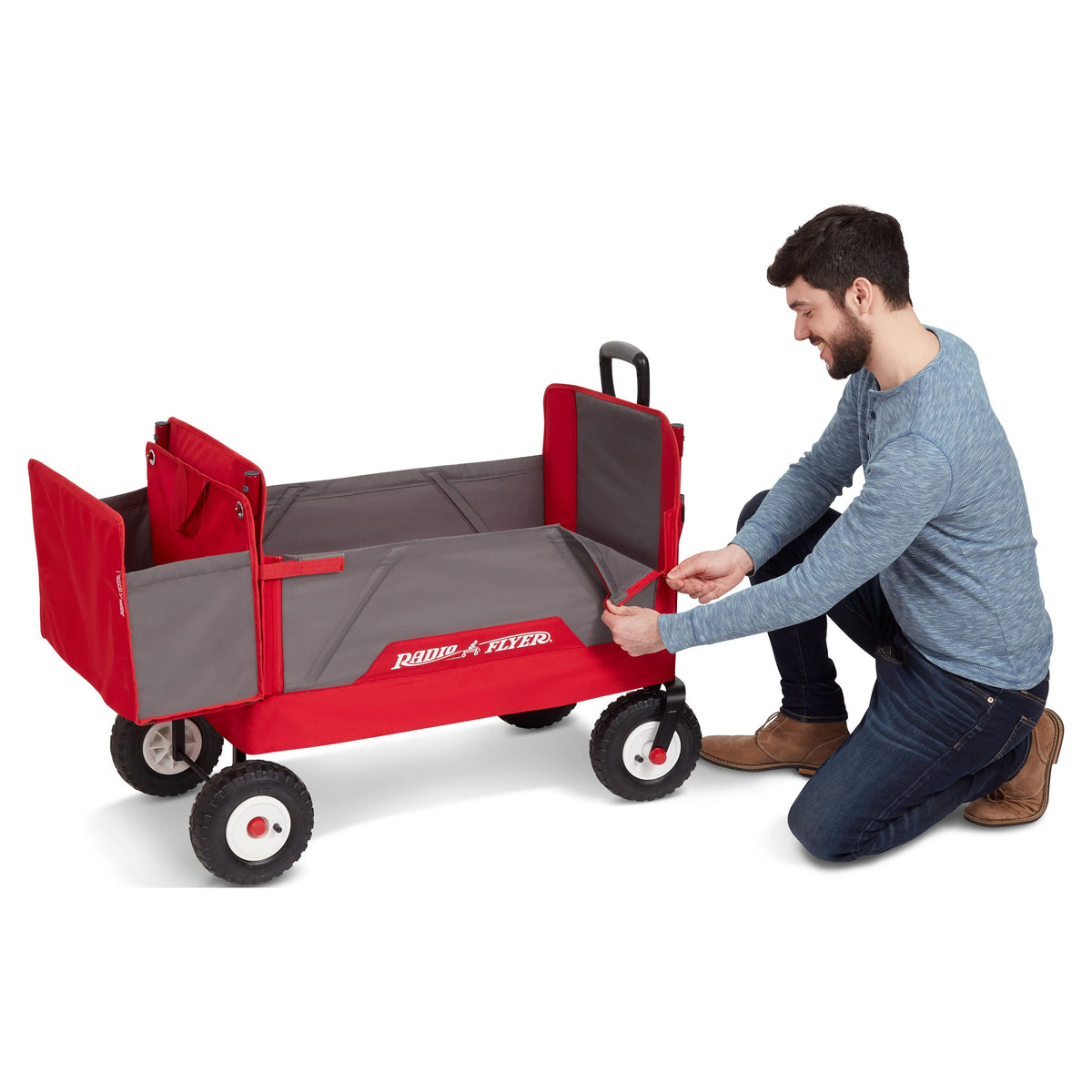 3-in-1 All-Terrain Fold Wagon with Canopy Z862