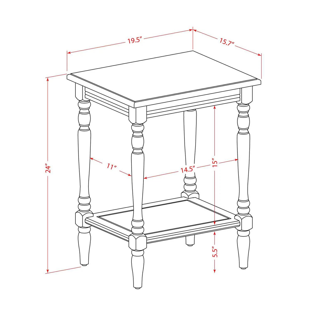 3 Pieces Wood Queen Bedroom Set I150373