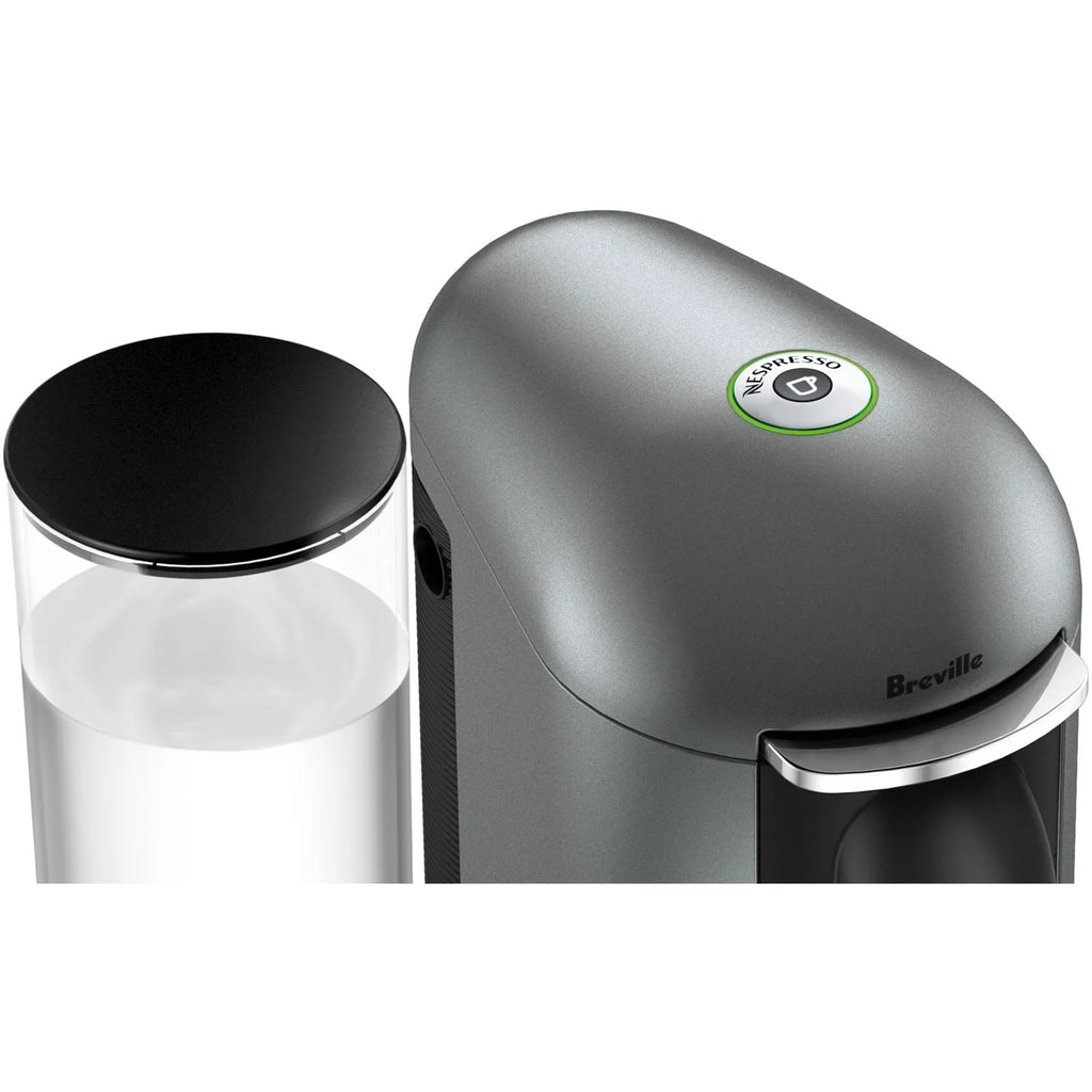 Titanium and Black Coffee & Espresso Single-Serve Machine and Milk Frother A9729
