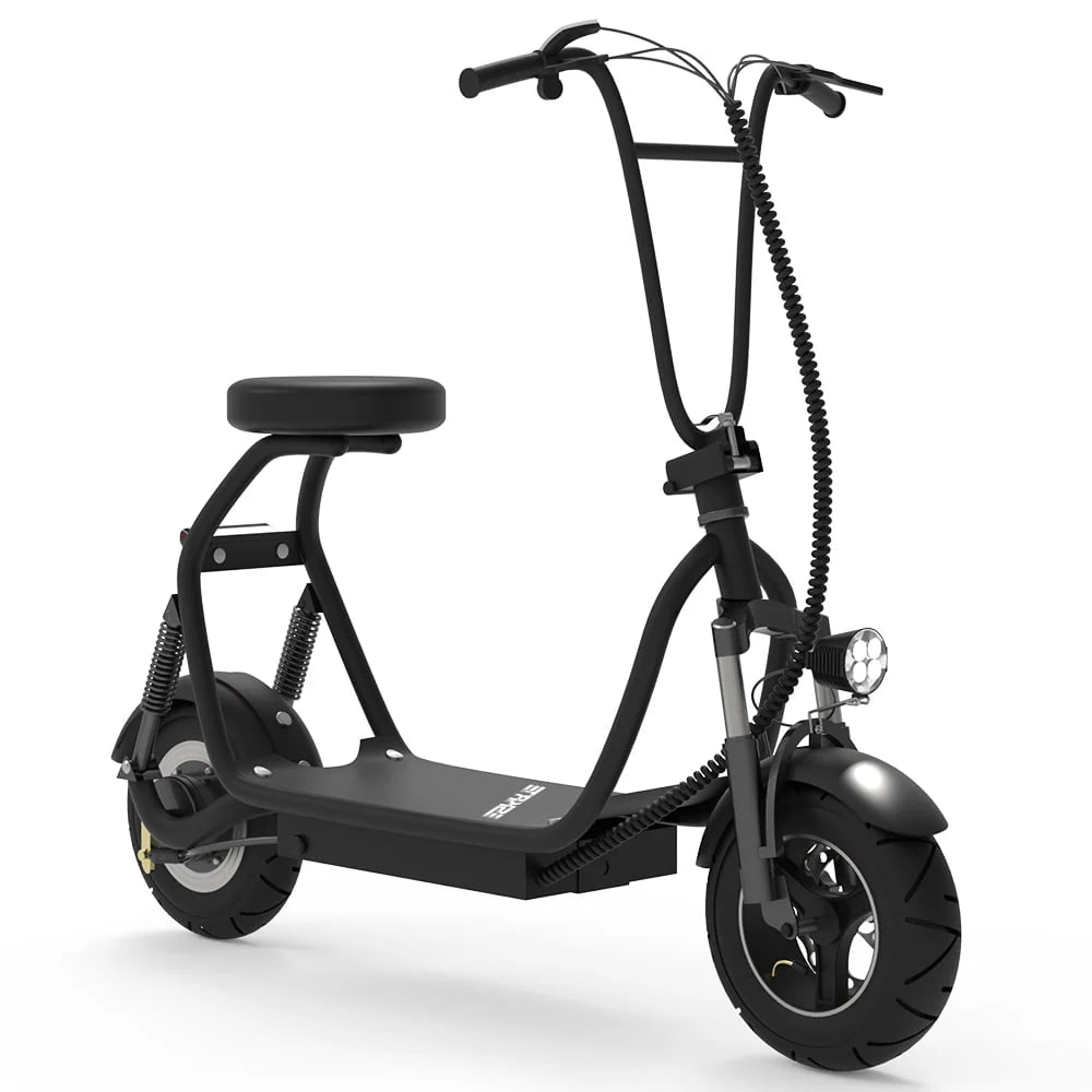 Electric Scooter 350W 48V 18.6 Miles Foldable Black Y619