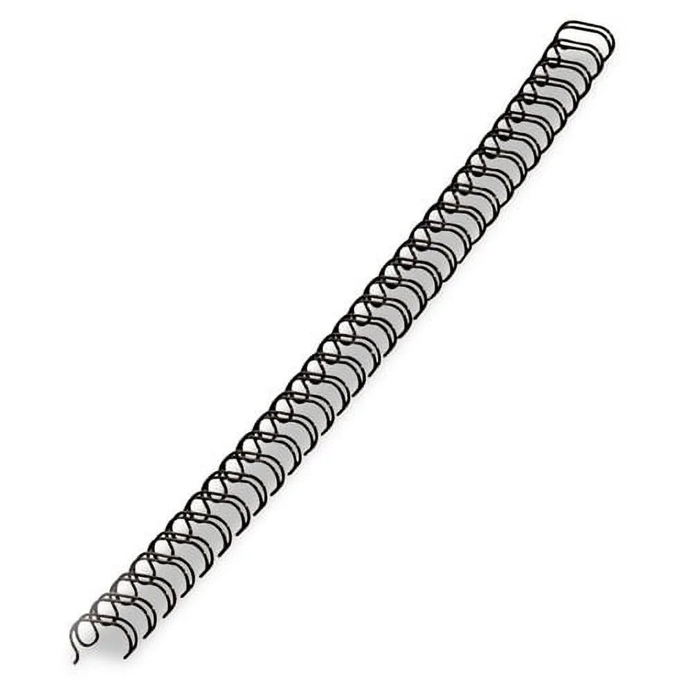 Black Wire Bindings, 9/16" Diameter, 130 Sheet Capacity, 25/pack, Bundle of 5 Packs J776