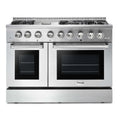 48 in. Propane Gas Burner Electric Oven Range in Stainless Steel Z39552