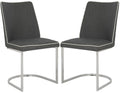 Grey Side Chair (Set of 2) F94913