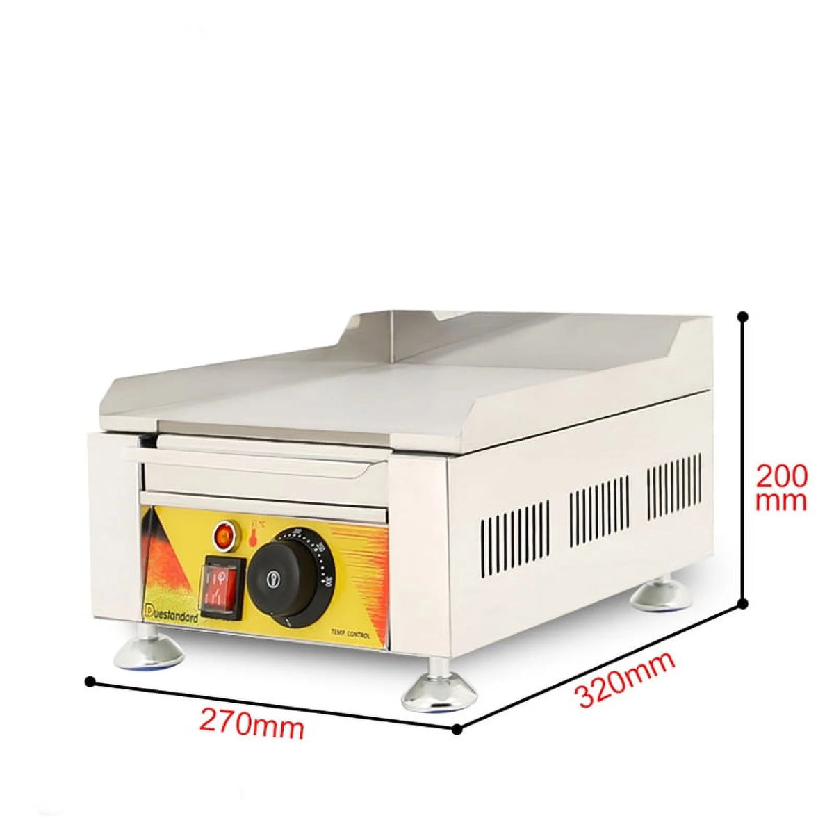 Commercial Electric Countertop Flat Griddle Grill A35031