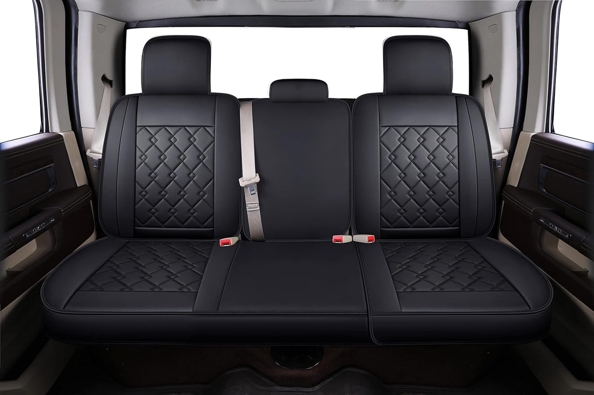 Black 2 pcs Ram Seat Covers Z675