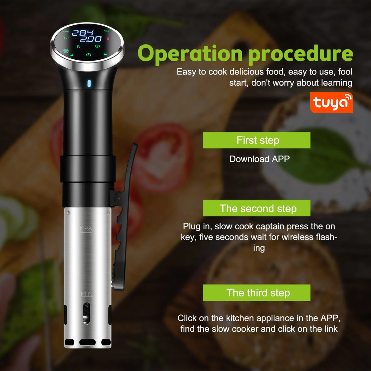 WiFi Sous Cooker Machine Immersion Circulator P371930