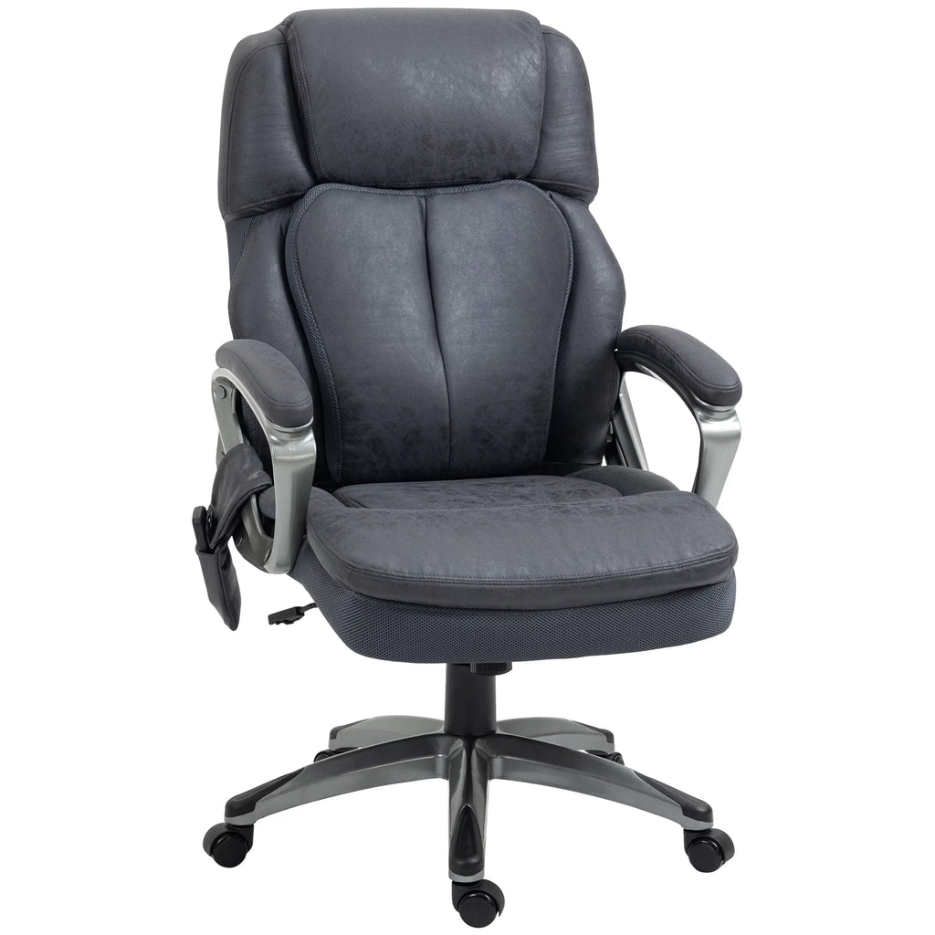 Gray Executive Office Chair with Vibration Massage W25457