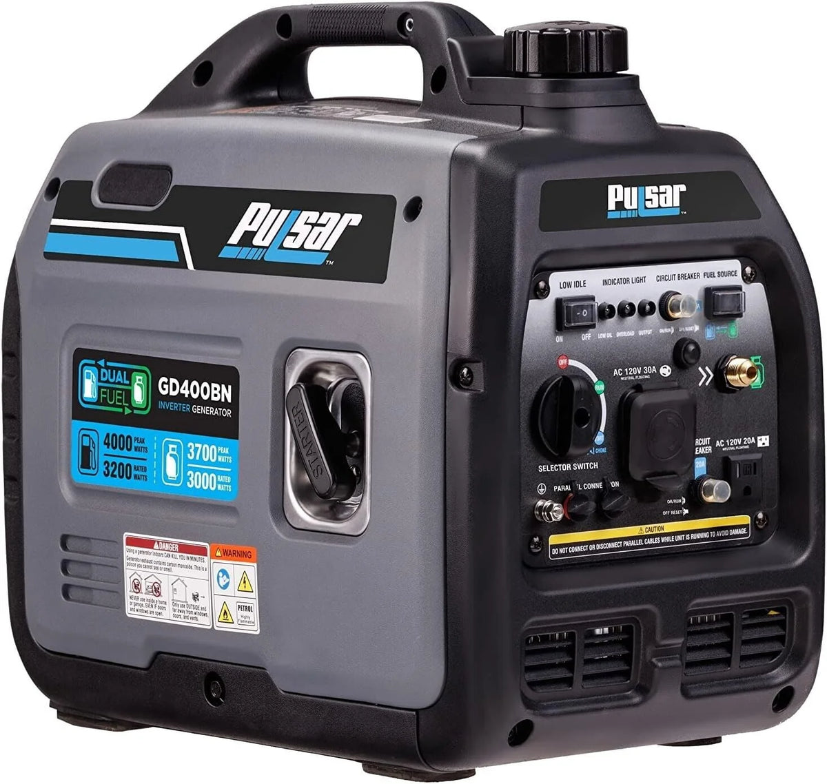 4000W Portable Dual Fuel Generator K73732