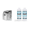 Ice Cube Maker Machine Countertop, 45Lbs/Day, Self-Cleaning Portable Compact, with Ice Scoop & Basket I13146