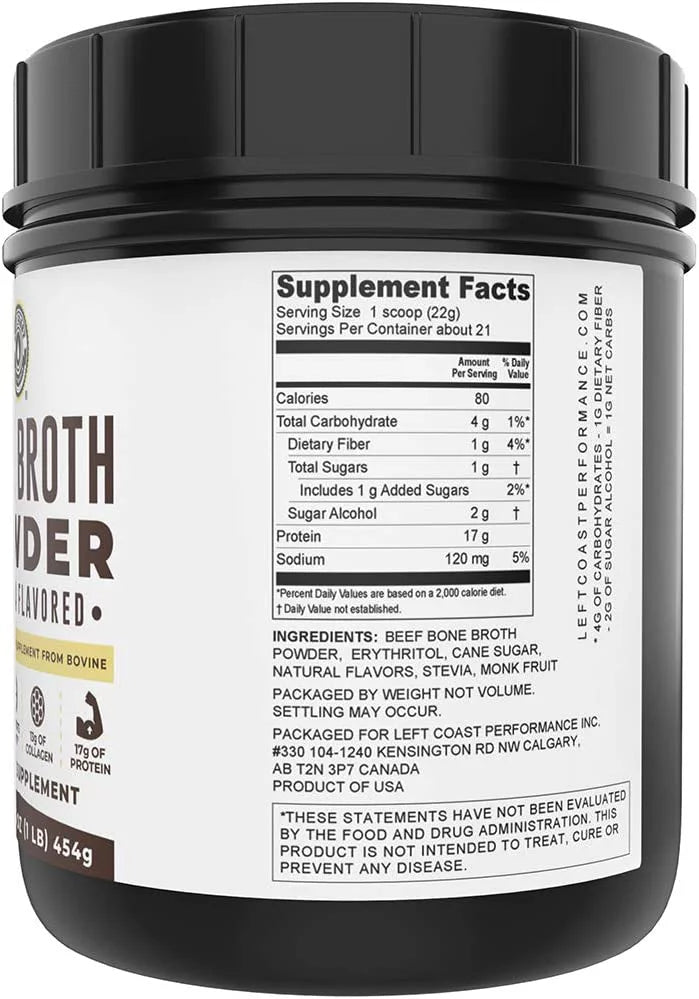 Grass Fed Collagen Protein Powder, Vanilla, 16 oz L1186