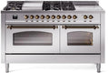 60 Dual Fuel Natural Gas Range in Stainless Steel B21073