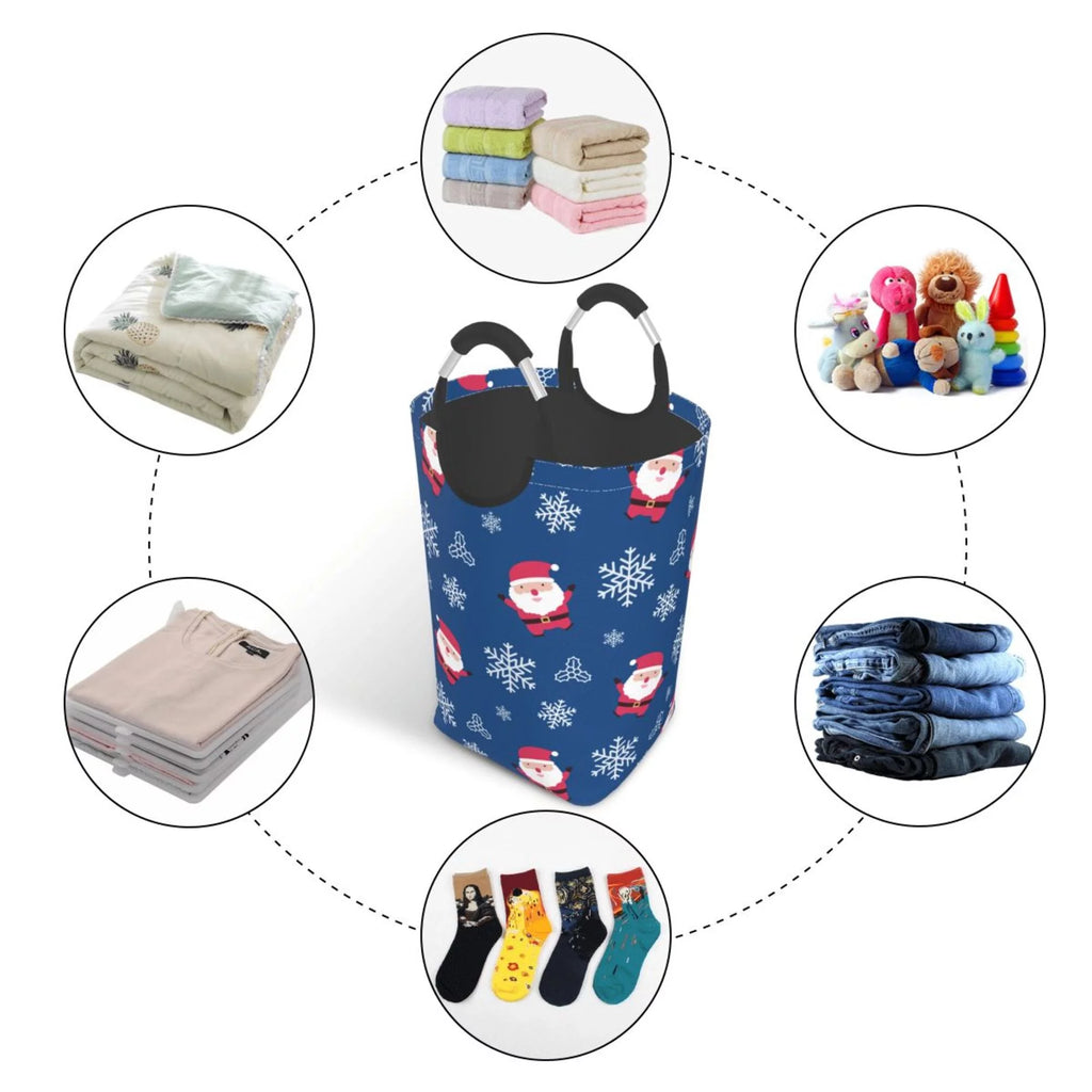 50L Rectangular Waterproof Foldable Laundry Hamper H5195