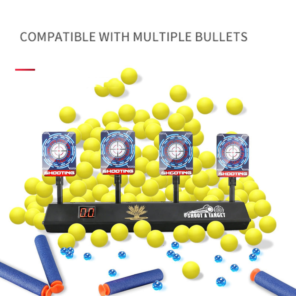 4 Targets LED Light Electronic Scoring Shooting Targets H73657